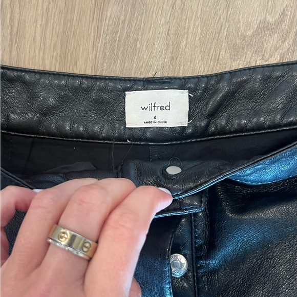 WILFRED LEATHER JOGGERS - Picture 3 of 4